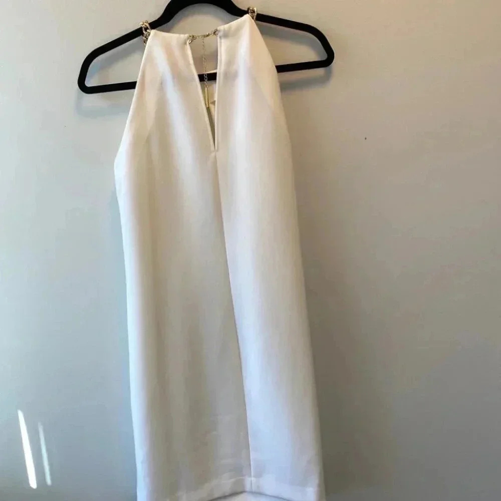 Michael Kors Chain Neck Halter Dress - Picture 8 of 14